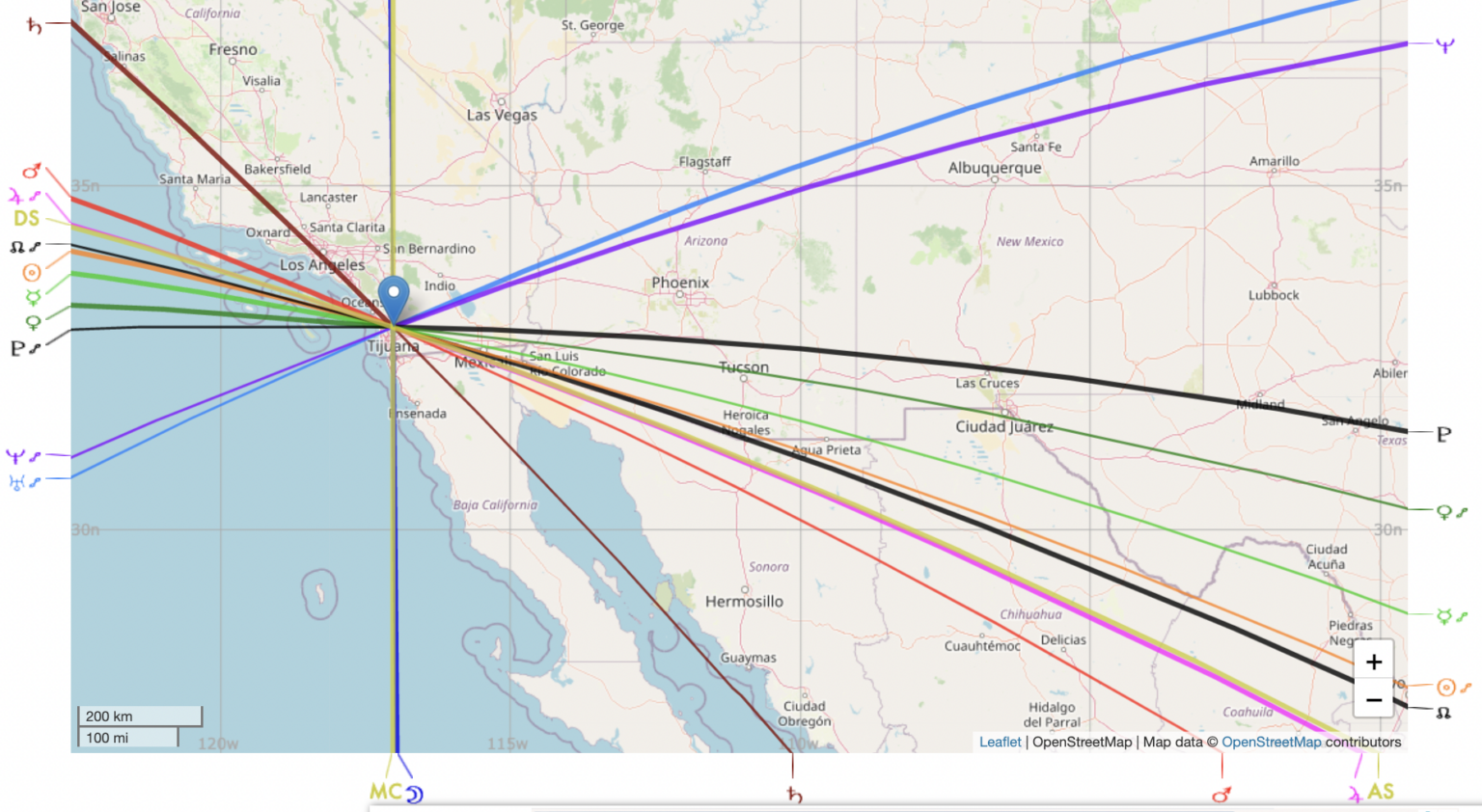 How To Read Your Astrocartography Map Step By Step An Easy Guide